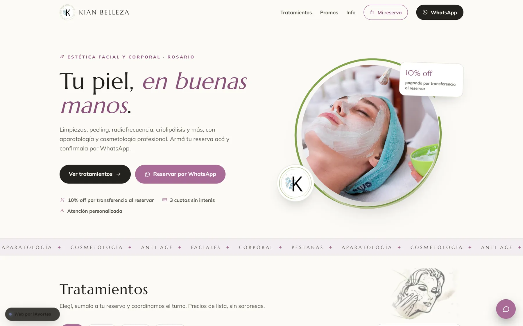 Sitio de Kian Belleza